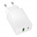 Мережевий Зарядний Пристрій Borofone BAS74A 1USB-C/1USB PD/QC 20W