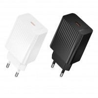 Мережевий Зарядний Пристрій Borofone BAS73A 1USB-C PD/QC 20W Мережевий Зарядний Пристрій Borofone BAS73A 1USB-C PD/QC 20W