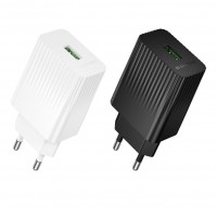 Мережевий Зарядний Пристрій Borofone BAS72A 1USB QC 18W Мережевий Зарядний Пристрій Borofone BAS72A 1USB QC 18W