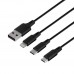 Кабель USB Remax RC-189 Gition 3 in 1 3.1A