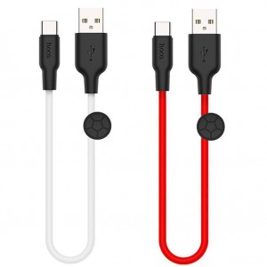 Кабель USB Hoco X21 Plus Silicone Type-C 0.25m Кабель USB Hoco X21 Plus Silicone Type-C 0.25m