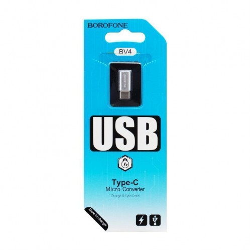 Переходник Borofone BV4 Micro To Type-C