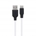 USB Hoco X21 Plus Silicone Type-C 0.25m