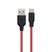 USB Hoco X21 Plus Silicone Type-C 0.25m