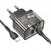 Мережевий Зарядний Пристрій Hoco N34 Dazzling PD20W+QC3.0 Type-C to Type-C Мережевий Зарядний Пристрій Hoco N34 Dazzling PD20W+QC3.0 Type-C to Type-C