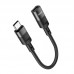 USB Перехідник Hoco U107 Type-C male to iP female adapter 10 cm USB Перехідник Hoco U107 Type-C male to iP female adapter 10 cm