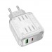 Мережевий Зарядний Пристрій Hoco C136A 1USB-C/1USB PD/QC 45W Мережевий Зарядний Пристрій Hoco C136A 1USB-C/1USB PD/QC 45W