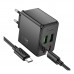 Мережевий Зарядний Пристрій Hoco CS19A 2USB-C/2USB PD/QC 65W+Type-C to Type-C