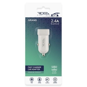 Автомобільний Зарядний Пристрій Ridea RCC-21012 Grand 2USB 2.4 A М'ята упаковка