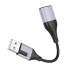 Перехідник Borofone BV19 Creator 2-in-1 USB to 3.5mm