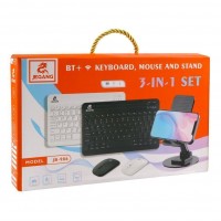 Бездротова Клавіатура і Миша JEQANG JB-986 BT keyboard+mouse+bracket