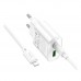 Мережевий Зарядний Пристрій Hoco C109A 1USB-C/1USB PD/QC 20W+Type-C to Lightning