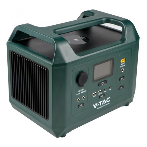 Зарядна Станція Power Station V-TAC VT-606N, 600W(700W peak), 576Wh, QC 18W, PD 65W, DC, LiFePO4