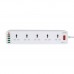 Мережевий Подовжувач LDNIO SC10610 (10 ports / 1PD / 1QC3.0 / 4 USB / 2m) Мережевий Подовжувач LDNIO SC10610 (10 ports / 1PD / 1QC3.0 / 4 USB / 2m)