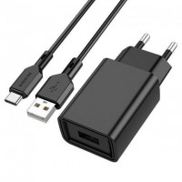 Мережевий Зарядний Пристрій Borofone BA68A Type-C 1USB 2.1A Мережевий Зарядний Пристрій Borofone BA68A Type-C 1USB 2.1A