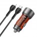 Автомобільний Зарядний Пристрій Hoco NZ8 Sprinter 43W PD25W+QC3.0 Type-C to Lightning