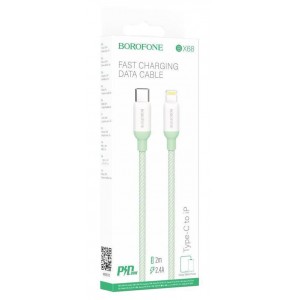 Кабель USB Borofone BX68 PD20W Type C to Lightning 2M Кабель USB Borofone BX68 PD20W Type C to Lightning 2M