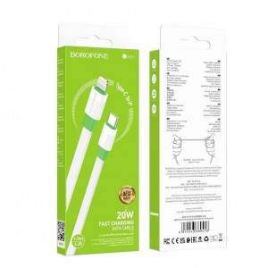 Кабель USB Borofone BX89 PD20W Union Type-C to Lightning Кабель USB Borofone BX89 PD20W Union Type-C to Lightning