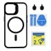 Чохол TPU+PC+Metal Stand Case with MagSafe and Camera Lenses для iPhone 15 Pro М'ята упаковка Чохол TPU+PC+Metal Stand Case with MagSafe and Camera Lenses для iPhone 15 Pro М'ята упаковка