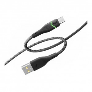 Кабель USB Ridea RC-RL15 RGB Light Type-C 3A 1.2m