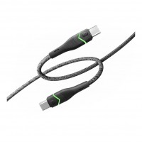 Кабель USB Ridea RC-RL15 RGB Light Type-C to Type-C 60W 1.2m