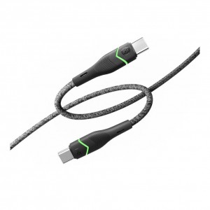 Кабель USB Ridea RC-RL15 RGB Light Type-C to Type-C 60W 1.2m