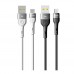 Кабель USB Ridea RC-XS51 X-Silicone MicroUSB 3A 1.2m