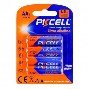 Батарейки PKCELL 1.5V AA/LR6, 4 шт блiстер Батарейки PKCELL 1.5V AA/LR6, 4 шт блiстер