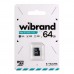 Карта Пам'яті Wibrand MicroSDHC 64gb UHS-1 U3 10 Class