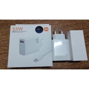 Мережевий Зарядний Пристрій Xiaomi 33W+USB to Type-C 1:1