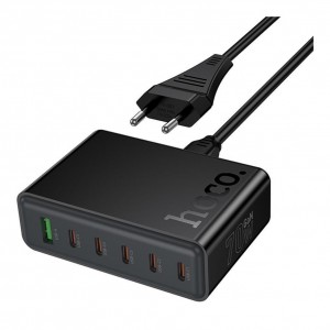 Мережевий Зарядний Пристрій Hoco C152A 1USB/5Type-C QC/PD 70W