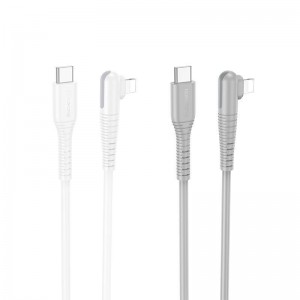 Кабель USB Borofone BX105 Corriente PD27W Type-C to Lightning М'ята упаковка Кабель USB Borofone BX105 Corriente PD27W Type-C to Lightning М'ята упаковка
