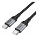 Кабель USB Hoco X121 Type-C to Type-C 60W 1.5m