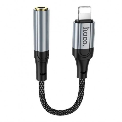 Перехідник Hoco LS36A iP to AUX 3.5mm (Female) 12cm