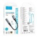 Перехідник Hoco LS36A iP to AUX 3.5mm (Female) 12cm Перехідник Hoco LS36A iP to AUX 3.5mm (Female) 12cm