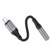 Перехідник Hoco LS36A iP to AUX 3.5mm (Female) 12cm Перехідник Hoco LS36A iP to AUX 3.5mm (Female) 12cm
