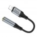 Перехідник Hoco LS36A iP to AUX 3.5mm (Female) 12cm Перехідник Hoco LS36A iP to AUX 3.5mm (Female) 12cm
