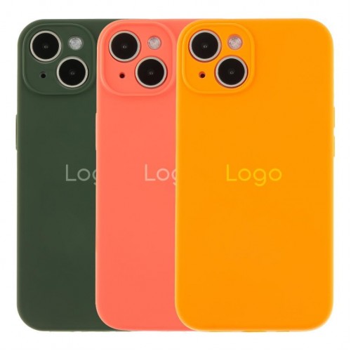 Чохол Silicone Case Full Size with Frame для iPhone 14 М'ята упаковка