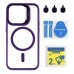 Чохол TPU+PC+Metal Stand Case with MagSafe and Camera Lenses для iPhone 14 Pro М'ята упаковка Чохол TPU+PC+Metal Stand Case with MagSafe and Camera Lenses для iPhone 14 Pro М'ята упаковка