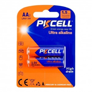Батарейки PPKCELL 1.5V AA/LR6, 2 штуки в блистере (PC/LR6-2B) Батарейки PPKCELL 1.5V AA/LR6, 2 штуки в блистере (PC/LR6-2B)