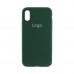 Чохол Silicone Case Full Size (AA) для iPhone X/Xs М'ята упаковка