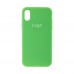 Чохол Silicone Case Full Size (AA) для iPhone X/Xs М'ята упаковка Чохол Silicone Case Full Size (AA) для iPhone X/Xs М'ята упаковка