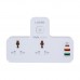 Мережевий адаптер LDNIO SC2311 2 ports / PD / 2USB QC3.0 / Night Lamp