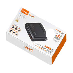 Мережевий Зарядний Пристрій LDNIO A6140C 140W LED display GAN М'ята упаковка