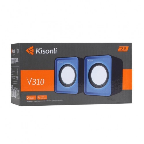 Комп'ютерні колонки Kisonli V310 М`ята упаковка