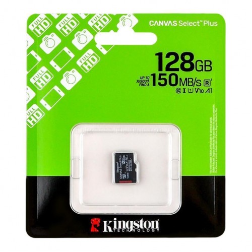 Карта Пам'яті Kingston Canvas Select Plus Gen3 microSDXC (UHS-1) 128gb 10 Class