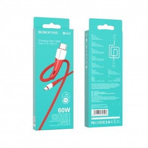 Кабель USB Borofone BX60 Superior 60W Type C to Type C М'ята упаковка Кабель USB Borofone BX60 Superior 60W Type C to Type C М'ята упаковка