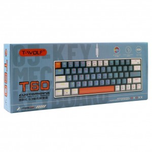 Клавіатура TWolf T60 Blue Switch М'ята упаковка