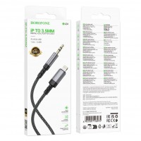 Кабель Aux Borofone BL24 Lightning М'ята упаковка