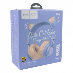 Навушники Hoco W36 Cat Ear мятая упаковка